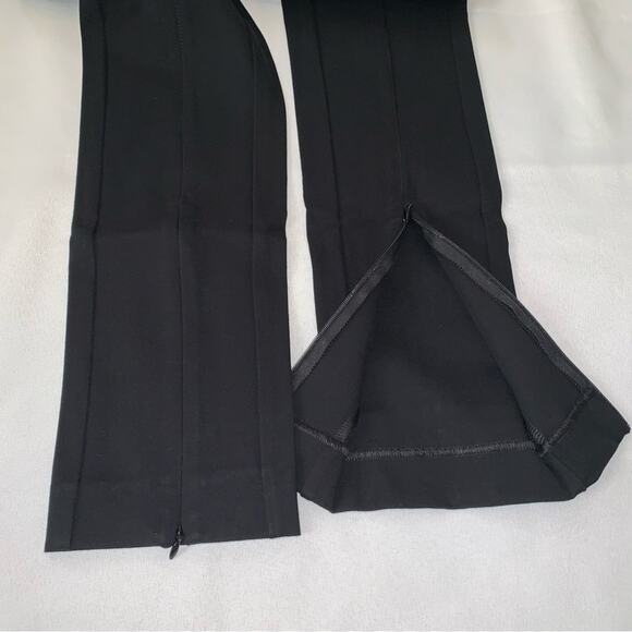MAEVE by ANTHROPOLOGIE NWT Black Ankle Zip Pants Size 0 High Rise Slim Leg - Picture 7 of 15